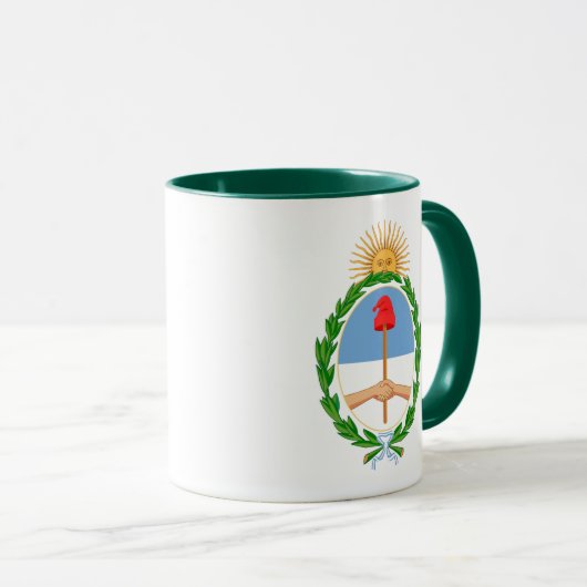 Argentinien-Arme Tasse (VorderseiteRechts)