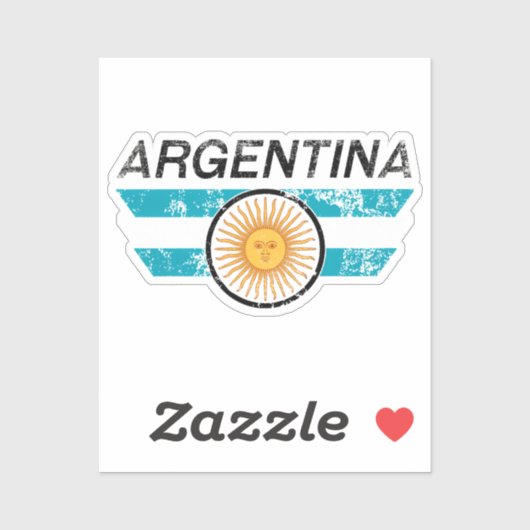 Argentinien Aufkleber (Blatt)