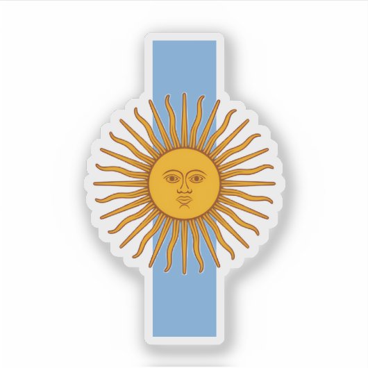 Argentinien Aufkleber (Vorderseite)