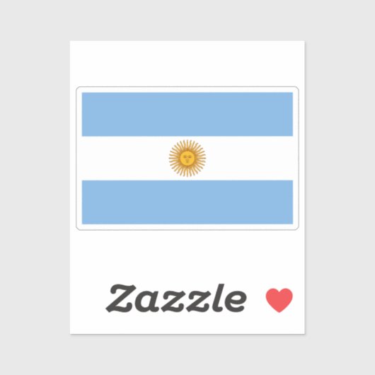 Argentinien Aufkleber (Blatt)