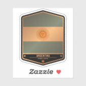 Argentinien Aufkleber (Blatt)