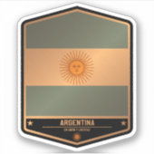 Argentinien Aufkleber (Vorderseite)