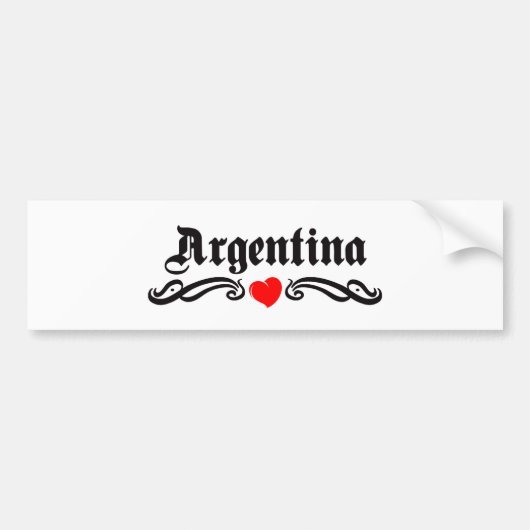 Argentinien Autoaufkleber (Vorne)