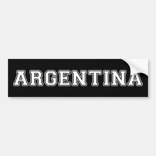 Argentinien Autoaufkleber (Vorne)