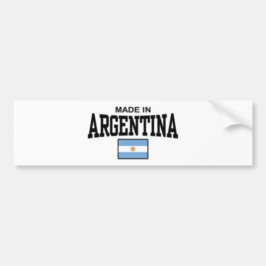 Argentinien Autoaufkleber (Vorne)