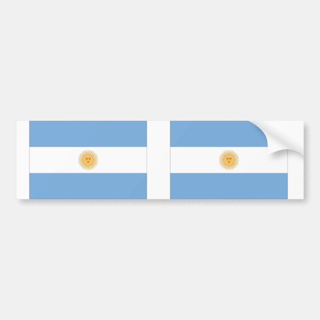 Argentinien Autoaufkleber (Vorne)