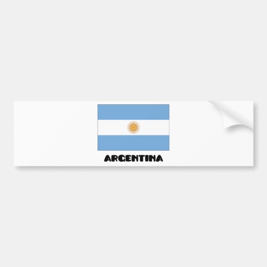 Argentinien Autoaufkleber (Vorne)