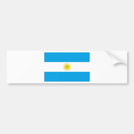 Argentinien Autoaufkleber (Vorne)