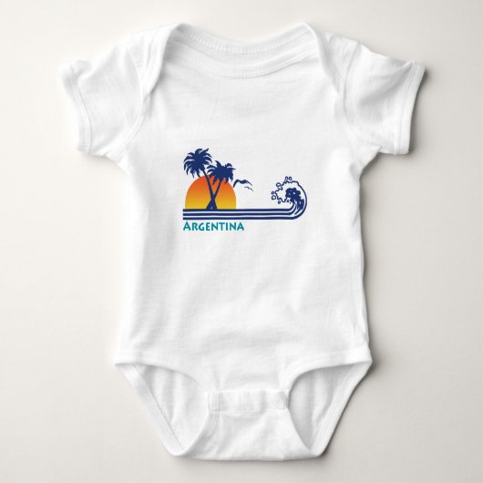 Argentinien Baby Strampler (Vorderseite)