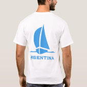 Argentinien - Boot T-Shirt (Rückseite)
