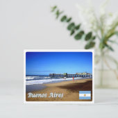 Argentinien - Buenos Aires - Pinamar - Postkarte (Stehend Vorderseite)