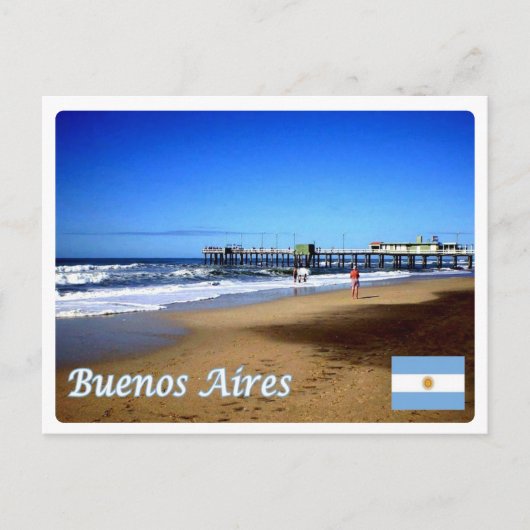 Argentinien - Buenos Aires - Pinamar - Postkarte (Vorderseite)