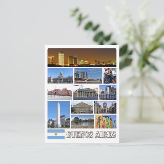 Argentinien - Buenos Aires - Postkarte (Stehend Vorderseite)