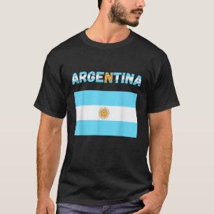 Argentinien Buenos Aires Vintag Argentinienflagge T-Shirt