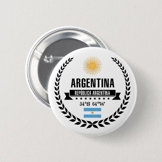 Argentinien Button (Vorne & Hinten)