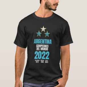 Argentinien Campeones del Mundo 2022 T-Shirt