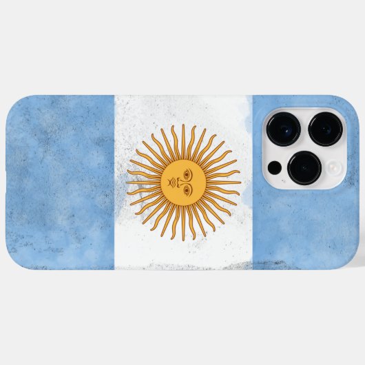 Argentinien Case-Mate iPhone Hülle (Rückseite (Horizontal))