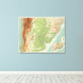 Argentinien, Chile Leinwanddruck (Insitu (Holzboden))