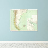 Argentinien, Chile Leinwanddruck (Insitu (Holzboden))