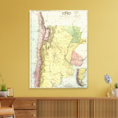 Argentinien, Chile, Paraguay, Uruguay Leinwanddruck (Insitu (Wohnzimmer))