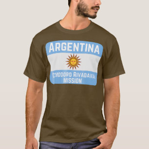 Argentinien Comodoro Rivadavia LDS Mormon Mission T-Shirt