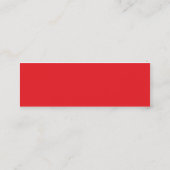 Argentinien - dünn mini visitenkarte (Rückseite)