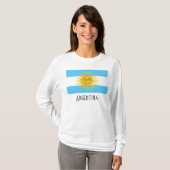 Argentinien-Flagge, Argentinien T-Shirt (Vorne ganz)