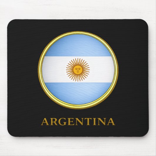 Argentinien - Flagge Argentiniens Mousepad (Vorne)