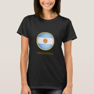 Argentinien - Flagge Argentiniens T-Shirt