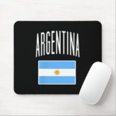 Argentinien-Flagge argentinischer Fußball-Fan Männ Mousepad (Mit Mouse)