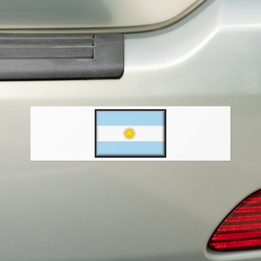 Argentinien-Flagge Autoaufkleber (Auf Auto)