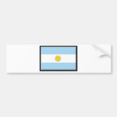 Argentinien-Flagge Autoaufkleber (Vorne)
