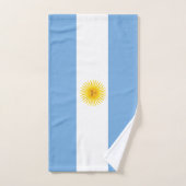 Argentinien-Flagge Badhandtuch Set (Handtuch)