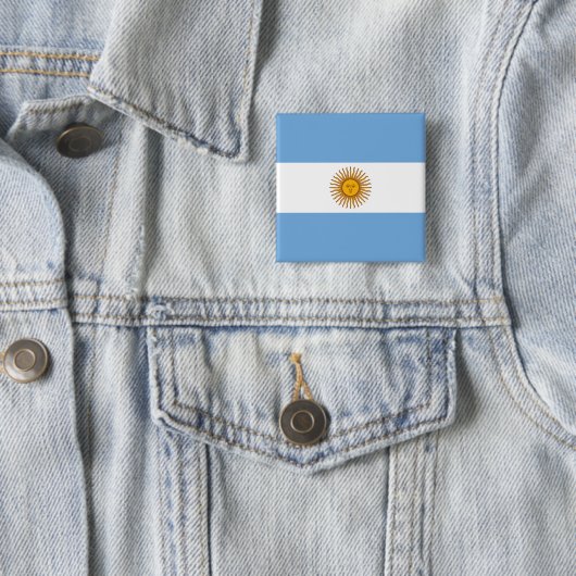 Argentinien-Flagge Button (Beispiel)