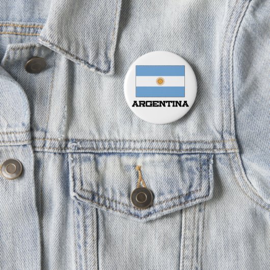 Argentinien-Flagge Button (Beispiel)