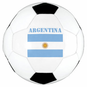 Argentinien-Flagge Fußbälle Fußball Argentinisch B