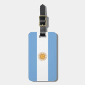 Argentinien-Flagge Gepäckanhänger (Vorderseite vertikal)