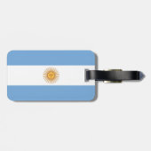 Argentinien-Flagge Gepäckanhänger (Rückseite horizontal)