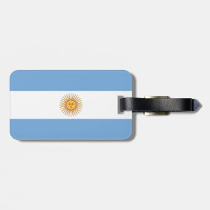 Argentinien-Flagge Gepäckanhänger