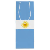 Argentinien-Flagge Geschenktüte Für Weinflaschen (Rückseite)