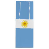 Argentinien-Flagge Geschenktüte Für Weinflaschen (Vorderseite)