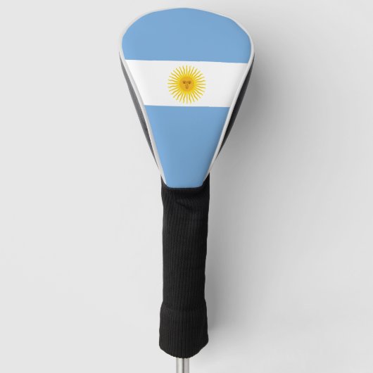 Argentinien-Flagge Golf Headcover (Vorderseite)