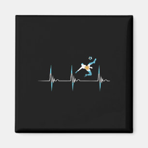 Argentinien-Flagge Herzschlag Ekg Puls Argentinien Magnet