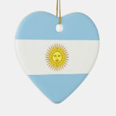 Argentinien-Flagge Keramikornament (Rechts)