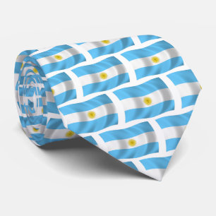 Argentinien-Flagge Krawatte