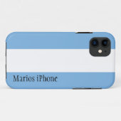 Argentinien-Flagge kundengerechter iPhone 5 Fall Case-Mate iPhone Hülle (Rückseite (Horizontal))