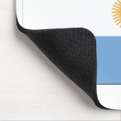 Argentinien-Flagge Mousepad (Ecke)