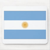 Argentinien-Flagge Mousepad (Vorne)