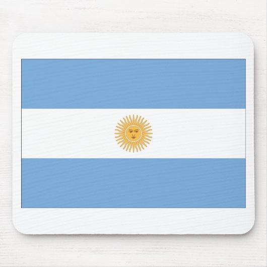 Argentinien-Flagge Mousepad (Vorne)