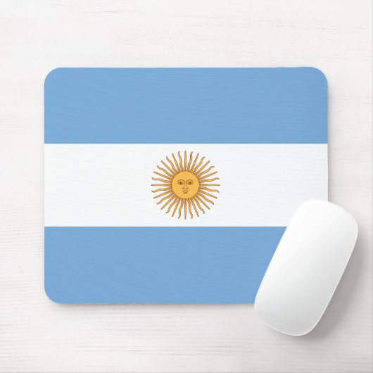 Argentinien-Flagge Mousepad (Mit Mouse)